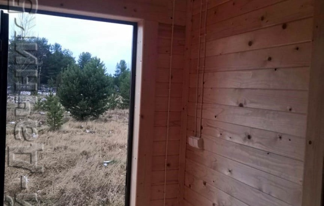 4 два каркасно-щитовых дома 6×6, 36 м², Лен. область, деревня Немятово-2 (5)